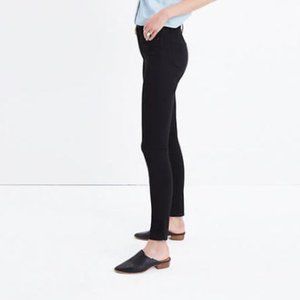 Madewell 10" High-Rise Skinny Jeans (Black, 26)